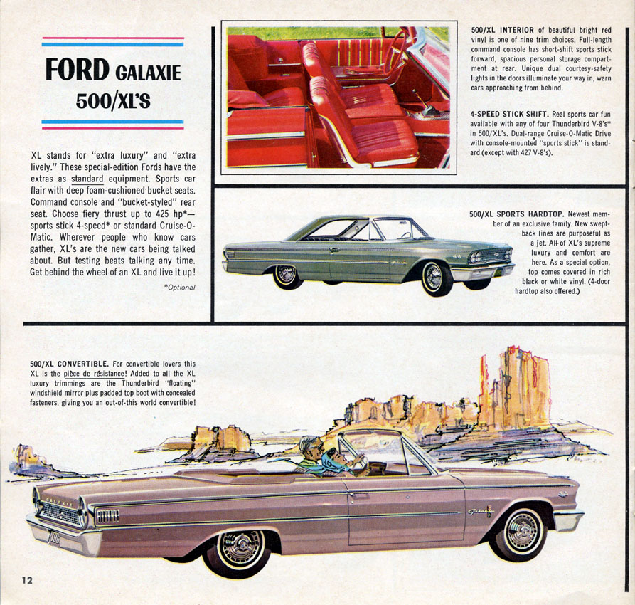 1963 Ford Detail Brochure Page 14